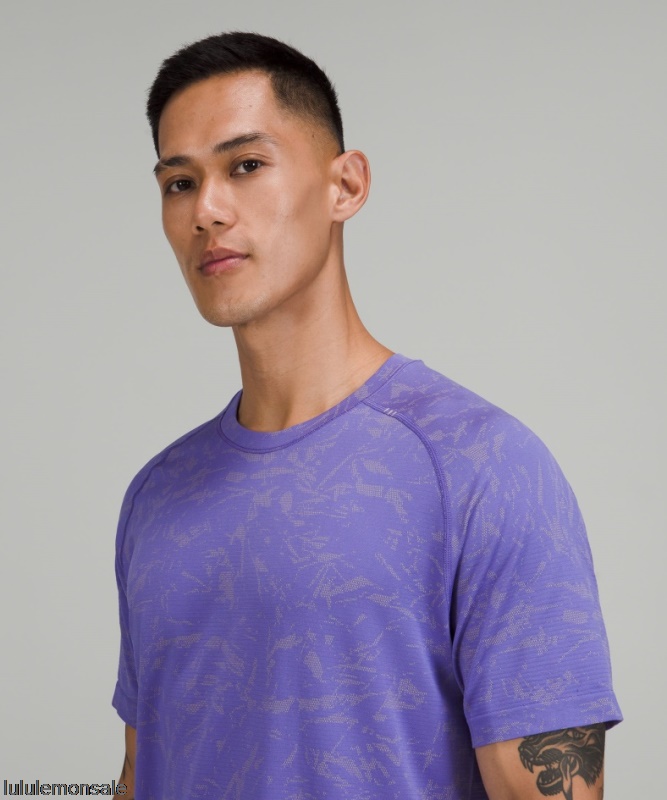 Lululemon Deutschland DELULU766 | Lululemon Deutschland Block Floral Prosecco Metal Vent Tech Kurzarmshirt 20